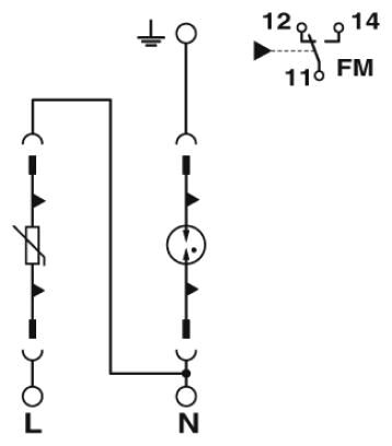Phoenix contact 2910362 VAL-US-240/40/1+1-FM Устройство защиты от перенапряжений, тип 2