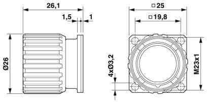 Phoenix contact 1595336 RC-09P1N12Y300 Разъем блочный