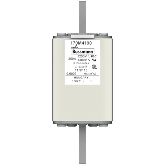 170M4190 Быстрый предохранитель 250A 1250V 1TN/110 AR CU