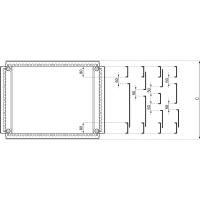 Schneider Electric NSYEC66 ЦЕЛЬНАЯ ПЛАТА КАБ. ВВОДА SF 200x600