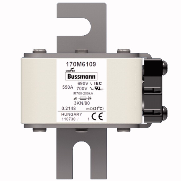 170M6109 Быстрый предохранитель 550A 690V 3KN/80 AR UC