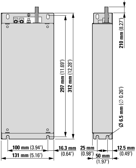 172277 Фильтр радиопомех, 1~ , 230 В, 30A (DX-EMC12-031-FS3)