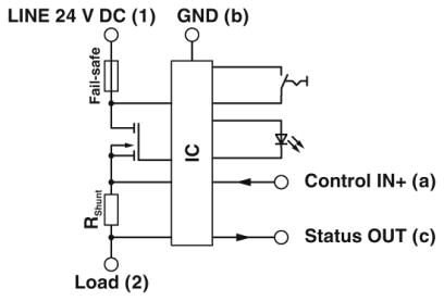 Phoenix contact 2800926 CB E1 24DC/6A S-C P Электронный защитный выключатель