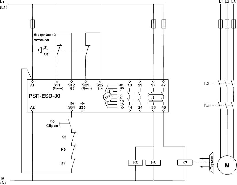 Phoenix contact 2981800 PSR-SCP- 24DC/ESD/4X1/30 Реле безопасности