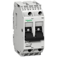 Schneider Electric GB2DB06 АВТОМАТИЧЕСКИЙ ВЫКЛЮЧАТЕЛЬ С КОМБИНИРОВАННЫМ РАСЦЕПИТЕЛЕМ 2 ПОЛЮСА.1A