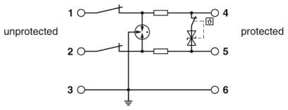 Phoenix contact 2906726 TTC-6-1X2-M-24DC-PT-I Устройство защиты от перенапряжений