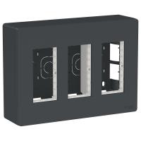 Schneider Electric NU123454 UNICA SYSTEM+ БЛОК открытой установки 3х2 антрацит