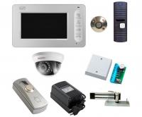 Комплект VPZ2S1-CTV-M400 (замок+видеокамера+считыватель touch memory+вызывная панель)