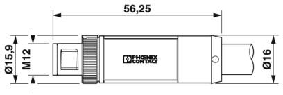 Phoenix contact 1414871 SAC-5P-M12MSK/ 3,0-PUR PE SH Силовой кабель