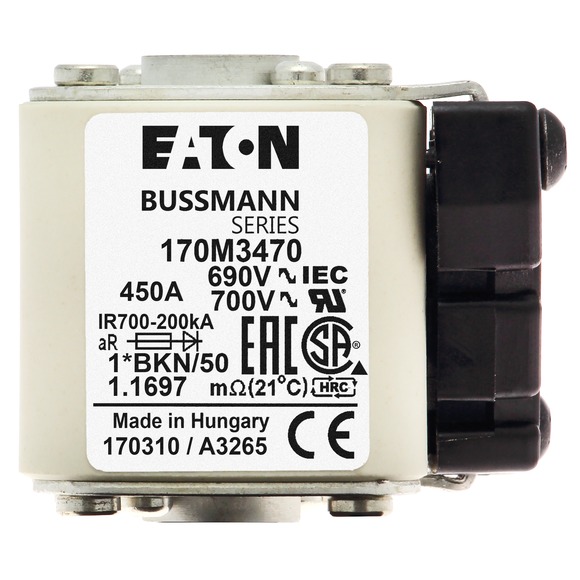 170M3470 Быстрый предохранитель 450A 690V 1*BKN/50 AR UC