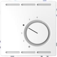 Schneider Electric MTN5763-6035 D-Life ТЕРМОРЕГУЛЯТОР с центр. пл. с перекл. конт.24В, БЕЛ. ЛОТОС, SD