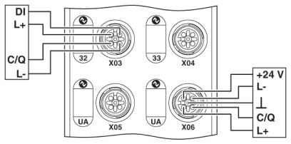 Phoenix contact 2701552 AXL E S3 IOL8 DI4 M12 6M Децентрализ. устройство ввода-вывода