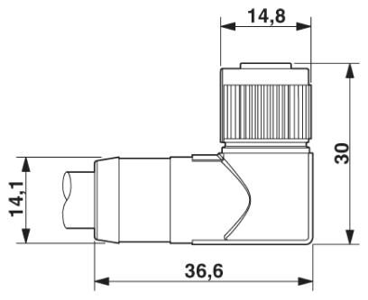 Phoenix contact 1430815 SAC-17P- 1,5-PUR/FR SCO Кабель для датчика / исполнительного элемента