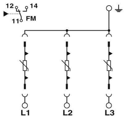 Phoenix contact 2910353 VAL-US-120/40/3+0-FM Устройство защиты от перенапряжений, тип 2
