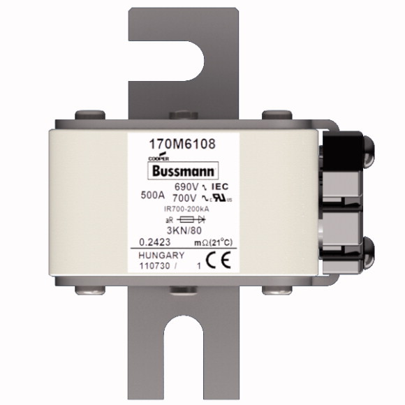 170M6108 Быстрый предохранитель 500A 690V 3KN/80 AR UC