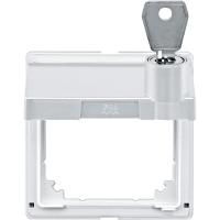 Schneider Electric MTN516319 MERTEN Aquadesign ПРОМЕЖ. КОЛЬЦО с крышкой пол.д/надписи, зам., ПОЛ.БЕЛЫЙ