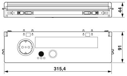 Phoenix contact 2702227 PLD E 608 W 315/B Светодиодная лампа распредшкафа
