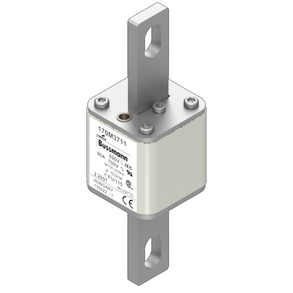 170M3711 Быстрый предохранитель 80A 690V 1*FU/115 AR UC