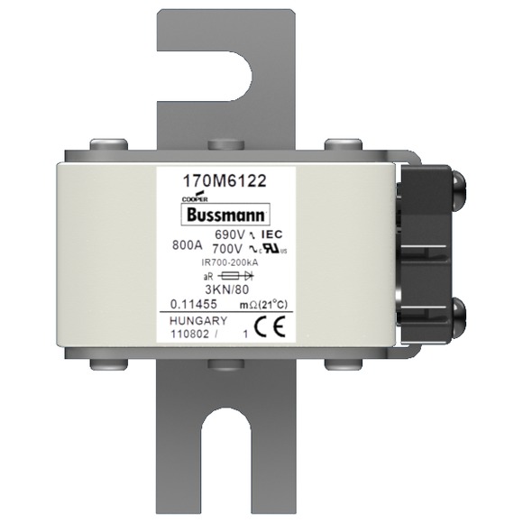170M6125 Быстрый предохранитель 900A 1000V 3S/110 AR