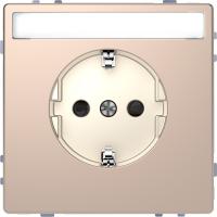 Schneider Electric MTN2302-6051 MERTEN D-Life РОЗЕТКА 16А с з/к и полем для надписи, ШАМПАНЬ