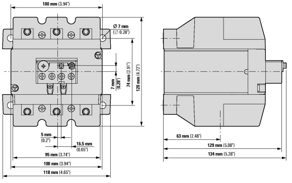 107317 ZB150-175/KK Реле перегрузки MOELLER / EATON (арт.107317)