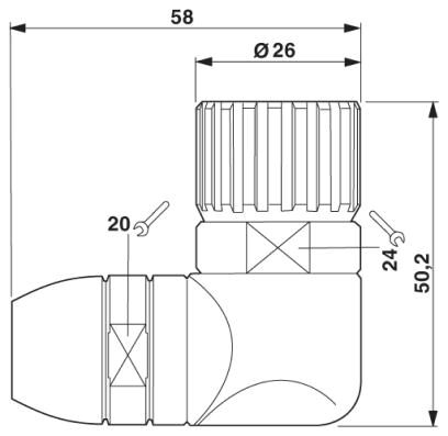 Phoenix contact 1593044 RC-0000000Z300 Сальниковый корпус для кабельных соединителей