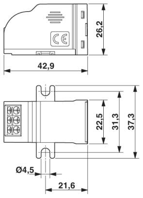 Phoenix contact 2803409 BT-1S-230AC/A Устройство защиты от перенапряжений, тип 3