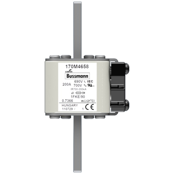 170M4658 Быстрый предохранитель 200A 690V 1FKE/90 AR UC