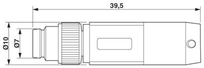 Phoenix contact 1404138 SAC-8P-M 8MS/10,0-PUR SH Кабель для датчика / исполнительного элемента