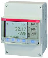 ABB 2CMA100083R1000 Счетчик 1-фазный активной энергии,1-тарифный,кл. точности 1,прямого вкл. 5(80)А, имп. выход,RS485,тип A41 112-200