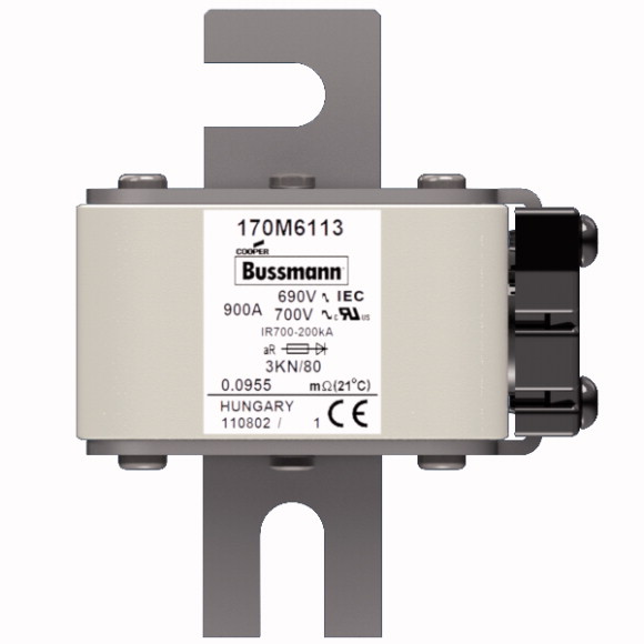 170M6113 Быстрый предохранитель 900A 690V 3KN/80 AR UC