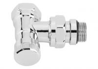 003L0273 Запорно-присоединительный клапан Danfoss RLV-CX 15 A Ду=15 угловой хромированный