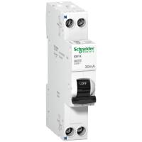 Schneider Electric A9D63610 ДИФФЕРЕНЦИАЛЬНЫЙ АВТОМАТ ЭЛЕКТРОННОГО ТИПА Acti 9 iDif K 6КА 10A C 30МA AC