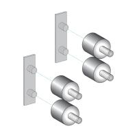 Schneider Electric XUSZVA8 АНТИВИБРАЦ. ДЕМПФЕРЫ ДЛЯ СВЕТ. БАР. 8 ШТ