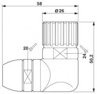 Phoenix contact 1594785 RC-07S1N8AZL00 Разъем на кабель