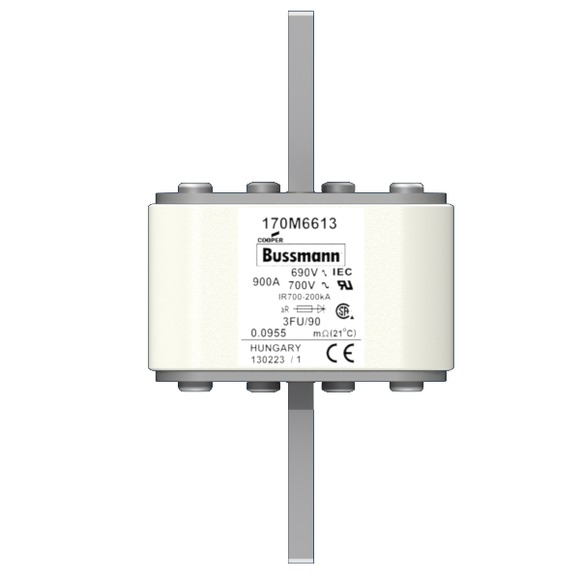170M6613 Быстрый предохранитель 900A 690V 3FU/90 AR UC