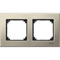 Schneider Electric MTN403205 MERTEN M-Elegance РАМКА металлическая 2 поста, ТИТАН, SM