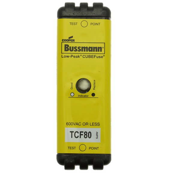 TCF80 Предохранитель CUBE, TIME DELAY, 600 В АС/300 DC с индикацией
