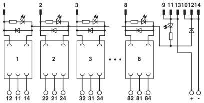 Phoenix contact 2979485 UMK- 8 RM/KSR-G 24/21/PLC Активный модуль