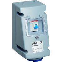 ABB 2CMA168261R1000 Розетка с УЗО 216RPR6, 16А, 2Р+Е, IP44, 6ч