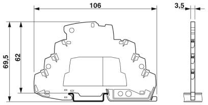 Phoenix contact 2907325 TTC-3-1X2-24DC-PT Устройство защиты от перенапряжений