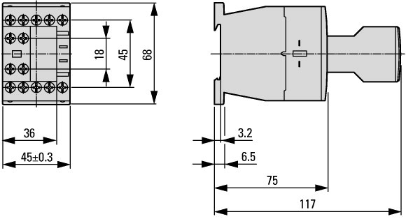 276970 DILMP20(230V50HZ,240V60HZ) КОНТАКТОР MOELLER / EATON (арт.276970)