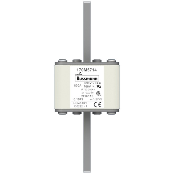 170M5714 Быстрый предохранитель 800A 690V 2FU/115 AR UC