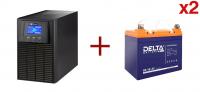 Комплект INELT Monolith E 1000LT + Delta GEL 12-33 x2