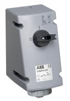 ABB 2CMA163270R1000 Розетка для тяжелых условий с выключателем и механической блокировкой 416MVS1WH, 16A, 3P+N+E, IP67, 1ч