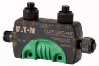 174732 T-Connector SWD, модуль ввода/вывода IP69K, 24 В пост. тока, четыре входа/выхода с питанием, с возможностью настройки, два гнезда входа/выхода M12 (EU2E-SWD-4DD)