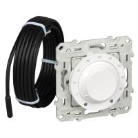 Schneider Electric S52R507 ODACE ТЕРМОСТАТ теплого пола, электронный, с внешним датчиком, 10 А, БЕЛЫЙ