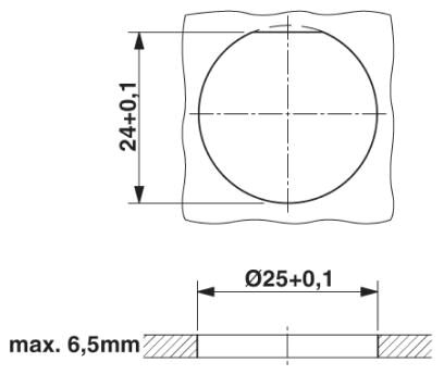 Phoenix contact 1596391 RC-09S1N8AQ0EK Разъем проходной