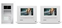 ABB 2TMA070140N0079 Комплект домофона на две семьи, станция вызова, мини, два АУ 4,3 классик