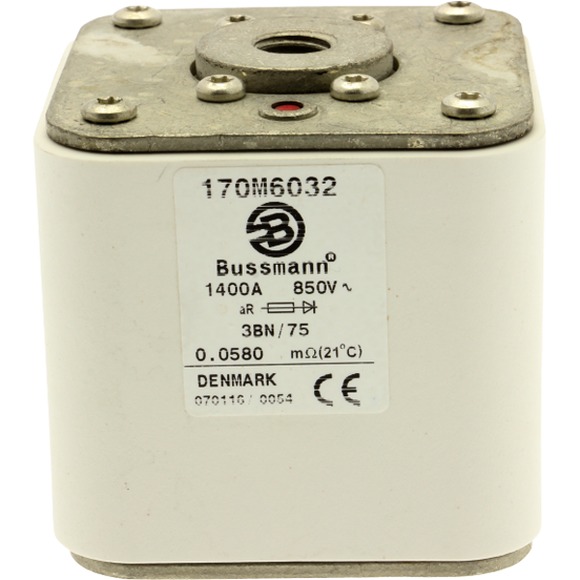 170M6032 Быстрый предохранитель 1400A 850V 3BN/75 AR